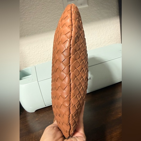 Quince Italian Leather Handwoven Mini Hobo Bag NWT - Picture 14 of 14